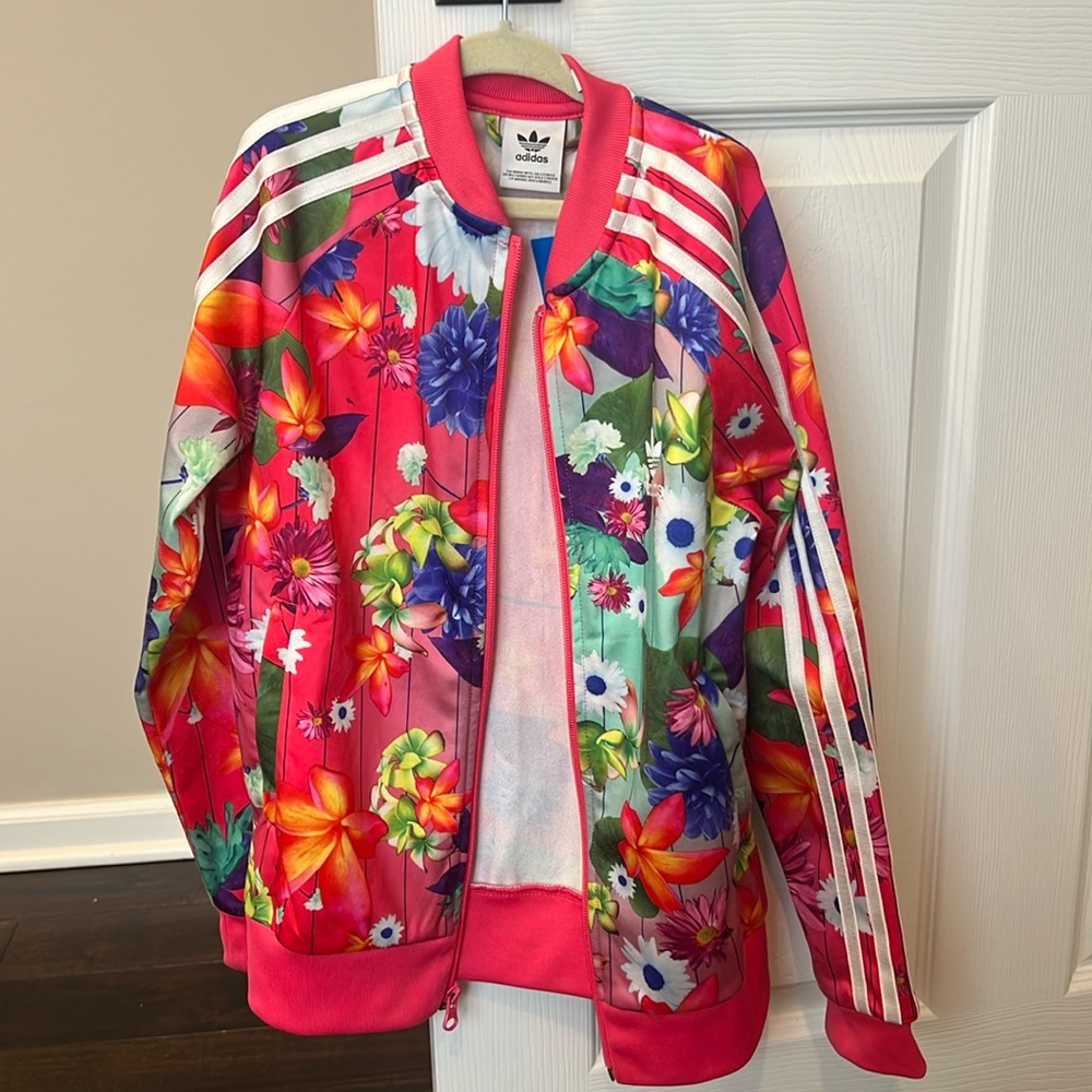 Girls Adidas zip up